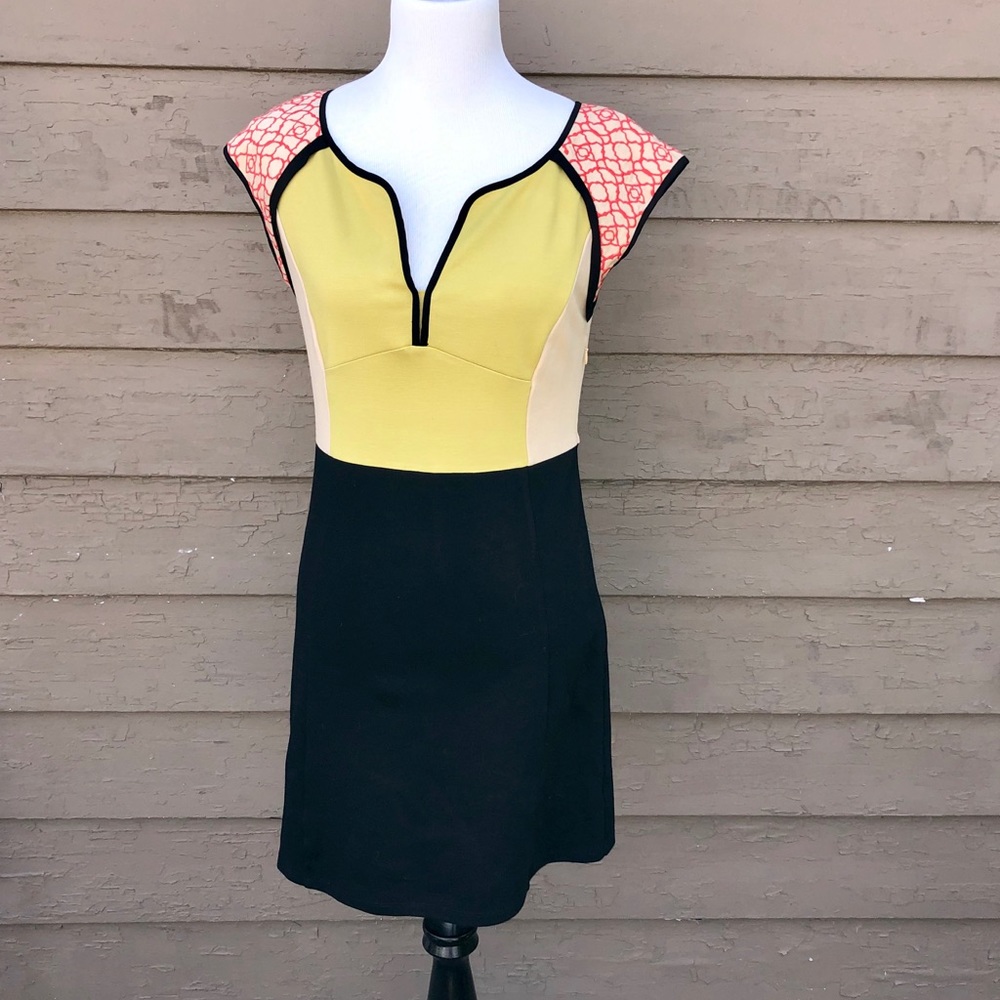 ☀️☀️☀️ 4/$20 THML vibrant colorblocked dress!